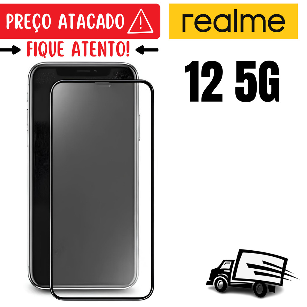 Película Cerâmica Fosca Transparente 3d Realme 12 5g Best Ceramic Matte Qualidade Verificada
