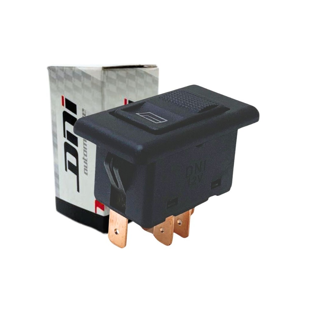 Chave Comutadora Interruptor Vidro Elétrico 12V Universal - Spare Parts and Accessories for Vehicles