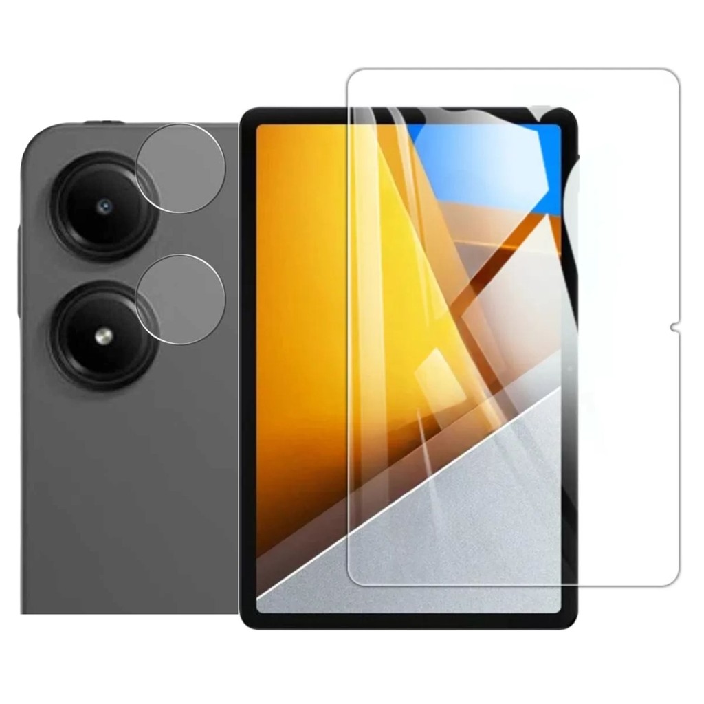 Película De Tela + Camera De Vidro Para Poco pad 12.1'' pol