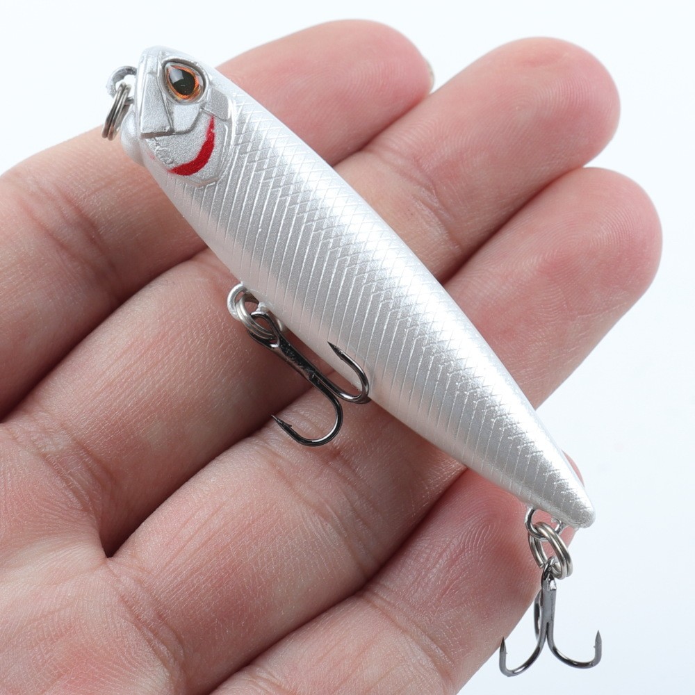 1 Pçs Lápis Flutuante Superior Iscas De Pesca Em Água Isca Dura 6.5cm 5.5g