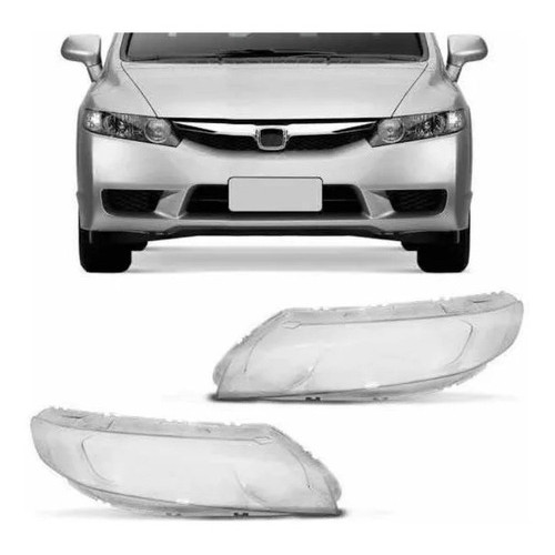 Lente Farol New Civic 2007 2008 2008 2010 2011 Direito