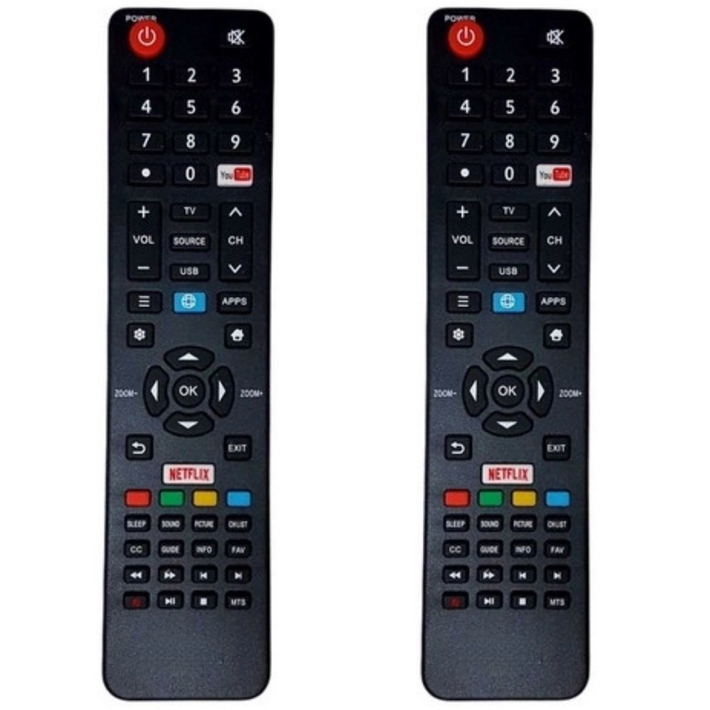 2 Controle Compatível Tv Semp Tcl Ct6841 49sk6000 — R$ 27,98 em Shopee
