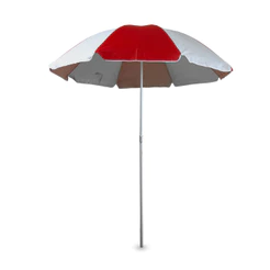 Guarda Sol Gigante 1,8 Metros Piscina Praia Pesca Gigante Vermelho e Branco