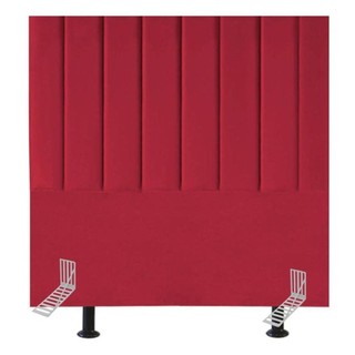 Cabeceira Estofada Cama Solteiro 90 Cm Esther Suede E Frame vermelho em Oferta na Shopee