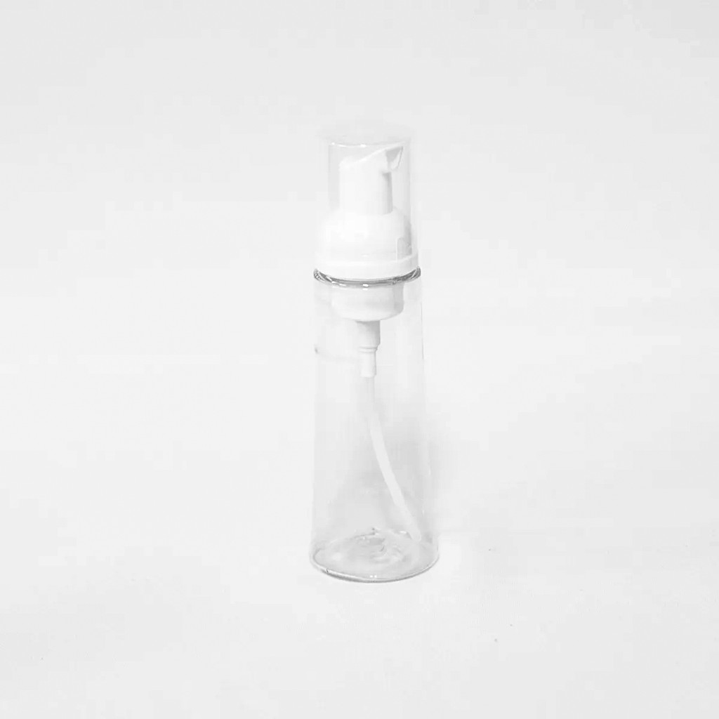 Frasco Pump Expumador Mousse Plástico Sabonete Skincare com Válvula Espumadora 50ML