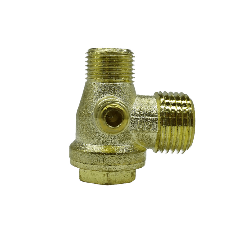 VÁLVULA RETENÇÃO COMPRESSOR 1/2"BSP X 3/8"BSP X MA10X1.0 MC7.6/8.5G3/8.5/MC5/7.6N CHIAPERINI