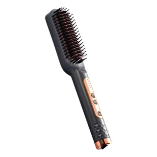 Escova Alisadora Sokany Pente Elétrico Alisador De Cabelo Profissional Bivolt Cerâmica Or…