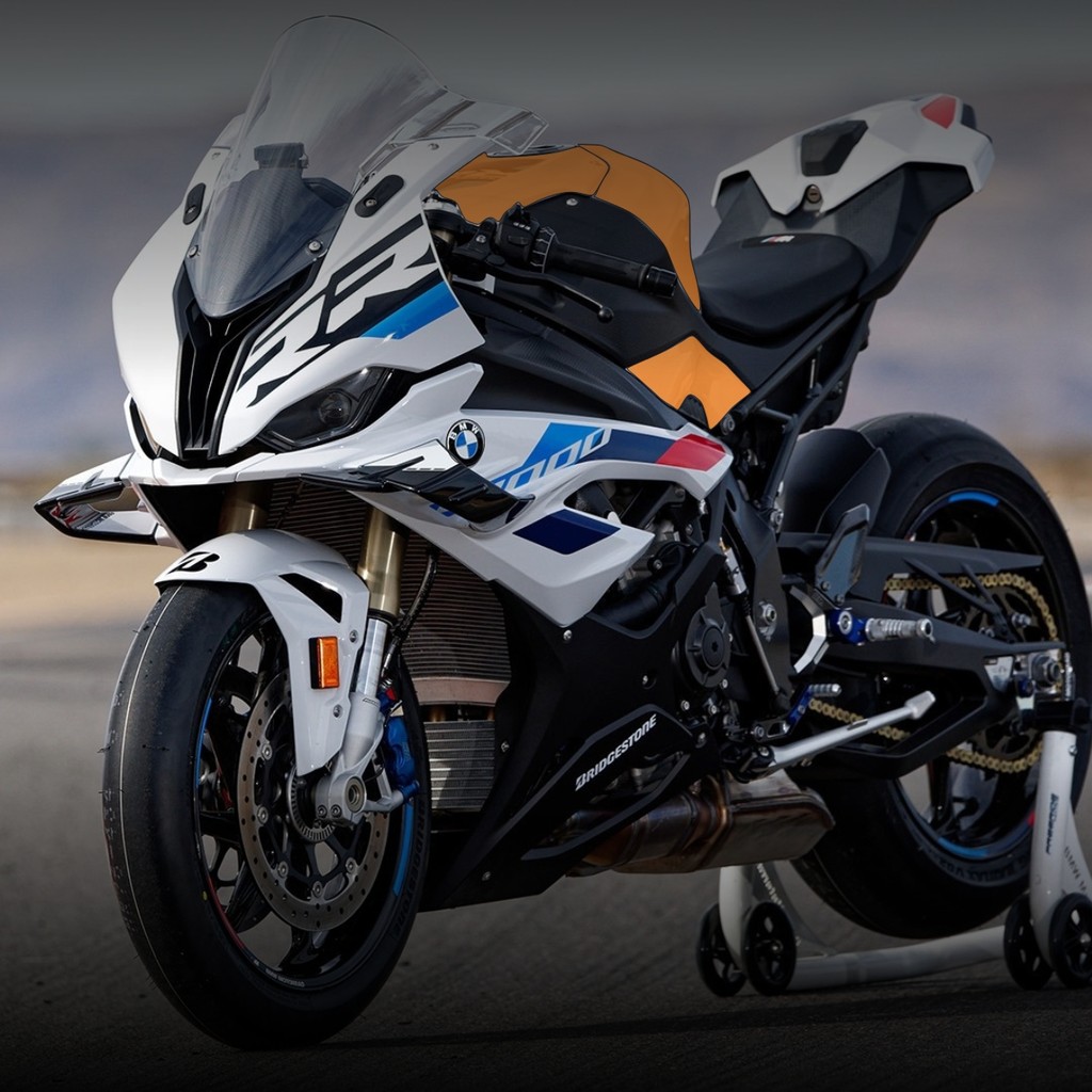 Película PPF Proteção Kit Tanque Full BMW S1000RR Moto 2023 2024 2025 Transparente TPU Anti Risco