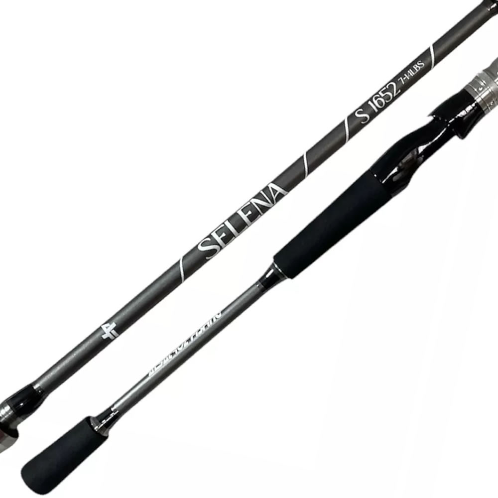 Vara Pesca Molinete Selena 2,10m 14lbs Grafite Tubular - Albatroz em Oferta na Shopee