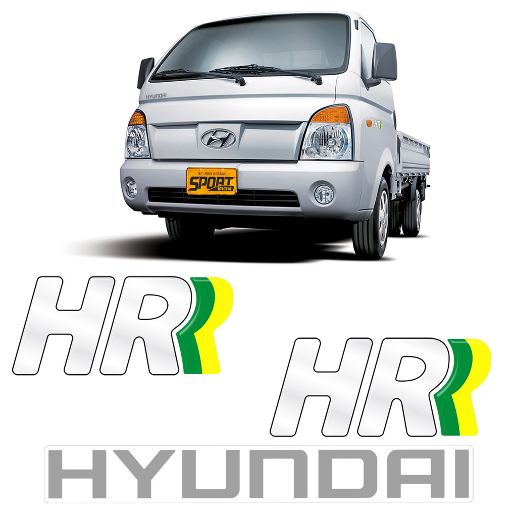 Kit Adesivos Caminhão Hyundai Hr Capo + Lateral Resinado em Oferta na Shopee