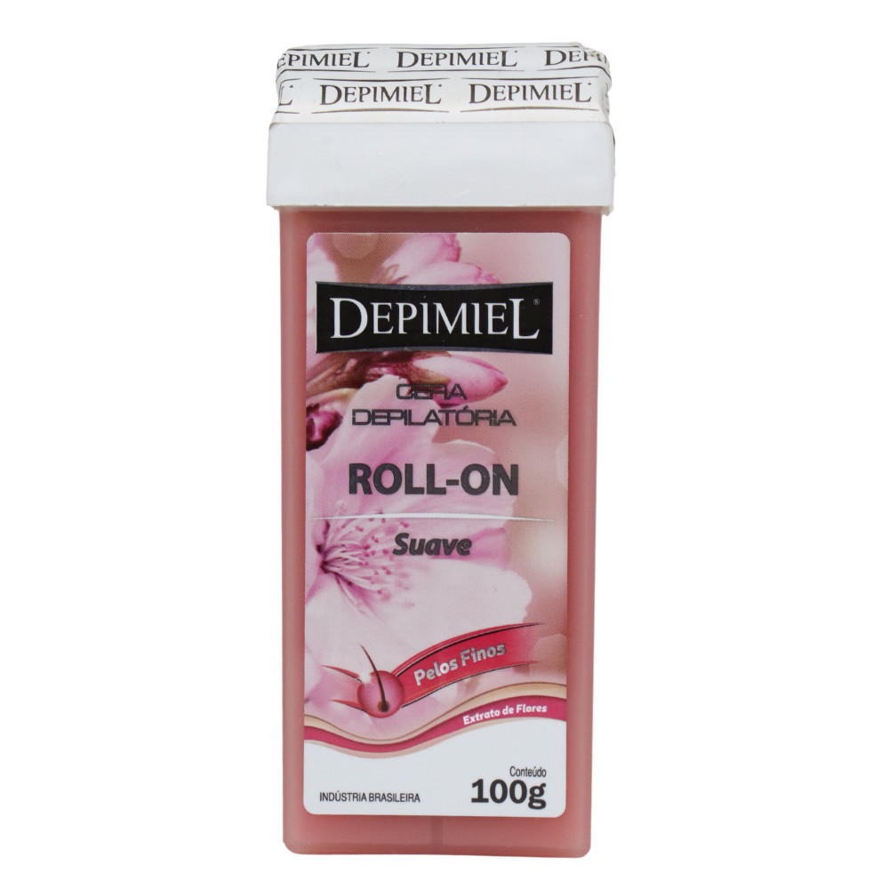 Cera Depilatória Depimiel Suave Roll-on Refil 100g em Oferta na Shopee