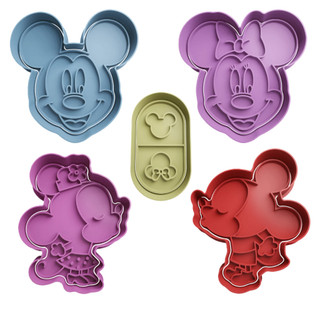 ORIGINAIS Kit 5 Cortador de bolacha Cortador de Cookie Cortador  de Pasta Cortador Massinha do Mickey e Minnie
