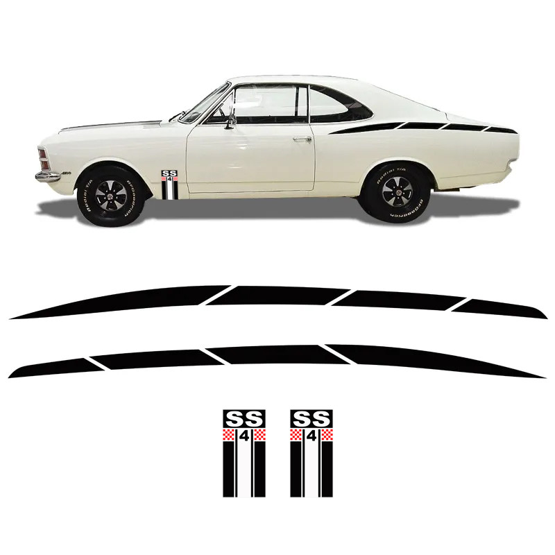 Faixa Lateral Opala SS 4 1975/1976 Adesivo Modelo Original
