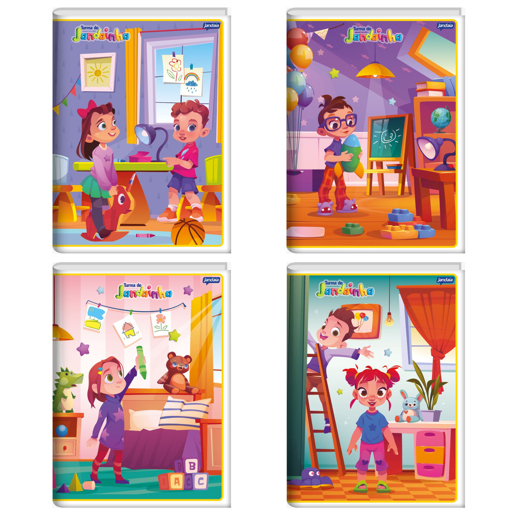 Brochurão 80 Folhas Jandainha Durável, Leve e Ideal para o Dia a Dia em Oferta na Shopee