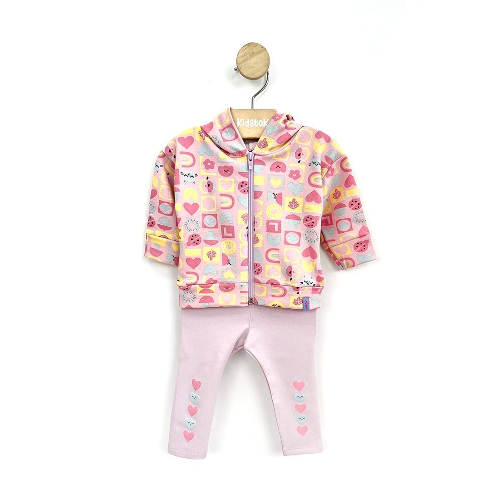 Conjunto Bebê Menina Moletom Jaqueta e Legging Figuras – Elian em Oferta na Shopee