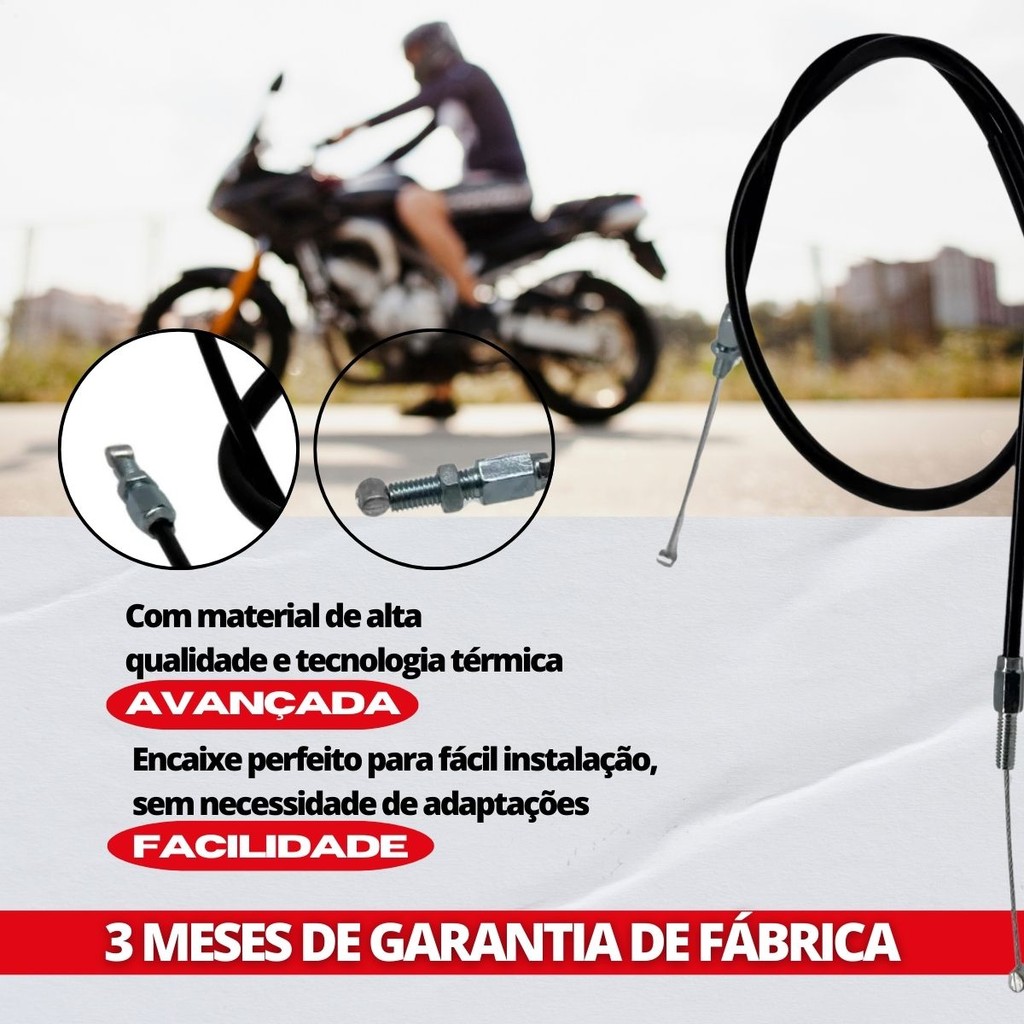 Cabo Acelerador B Para Honda Xre 300 2010 2011 2012 2013 2014 2015 — imagem 2 de 2