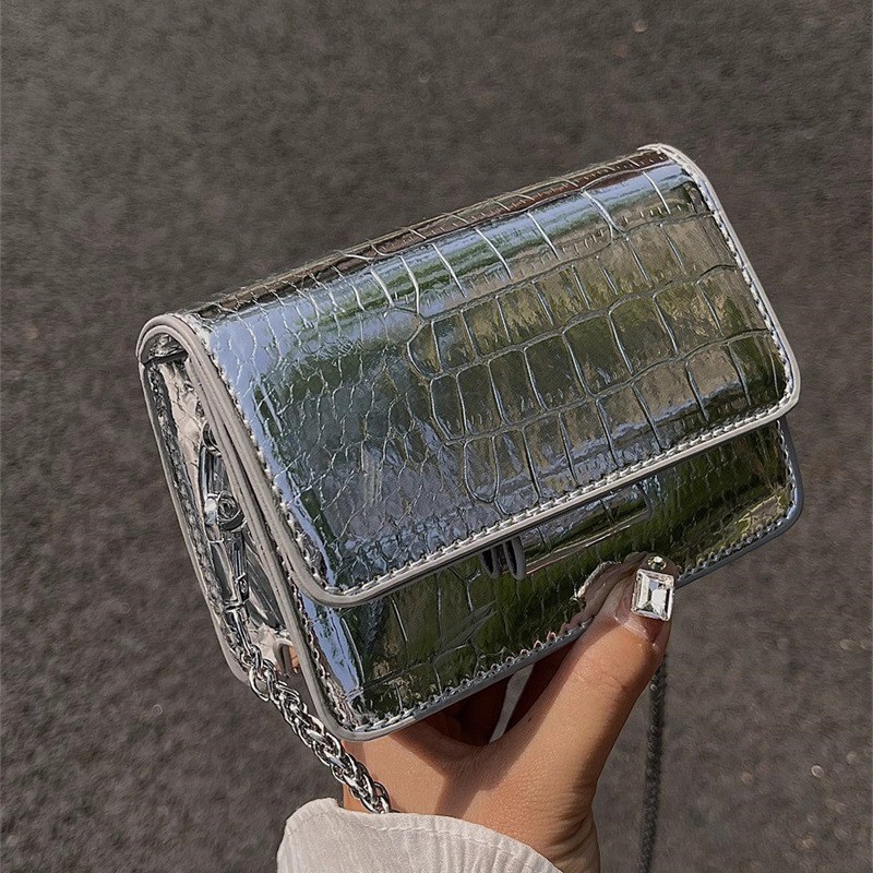 Bag De Festa Metalizada Tiracolo Celular Porta Bolsa De mão festa Brilho em Oferta na Shopee