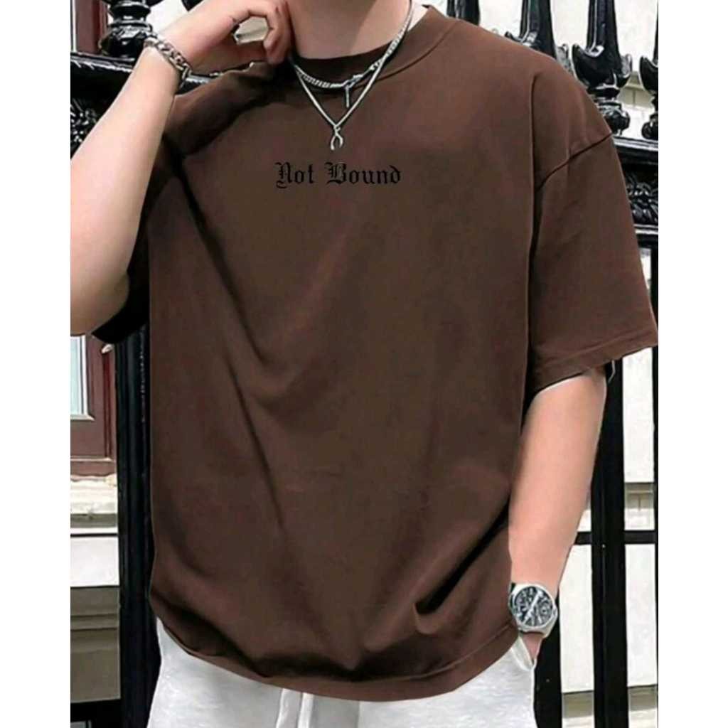 Camiseta Malha 30.1 Envio Rapido Not Bound Para Academia, Passeio, Trabalho casual básica