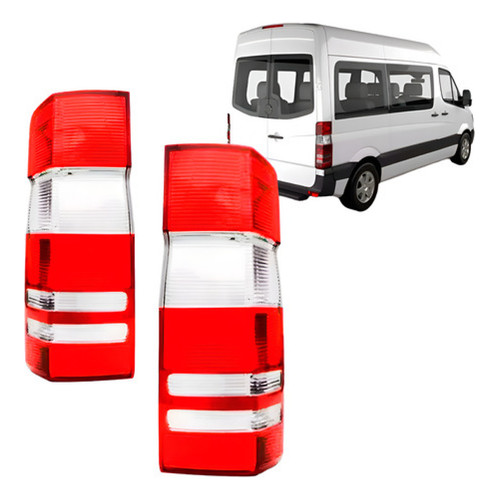 Par Lanterna Traseira Sprinter 2012 A 2019 Bicolor