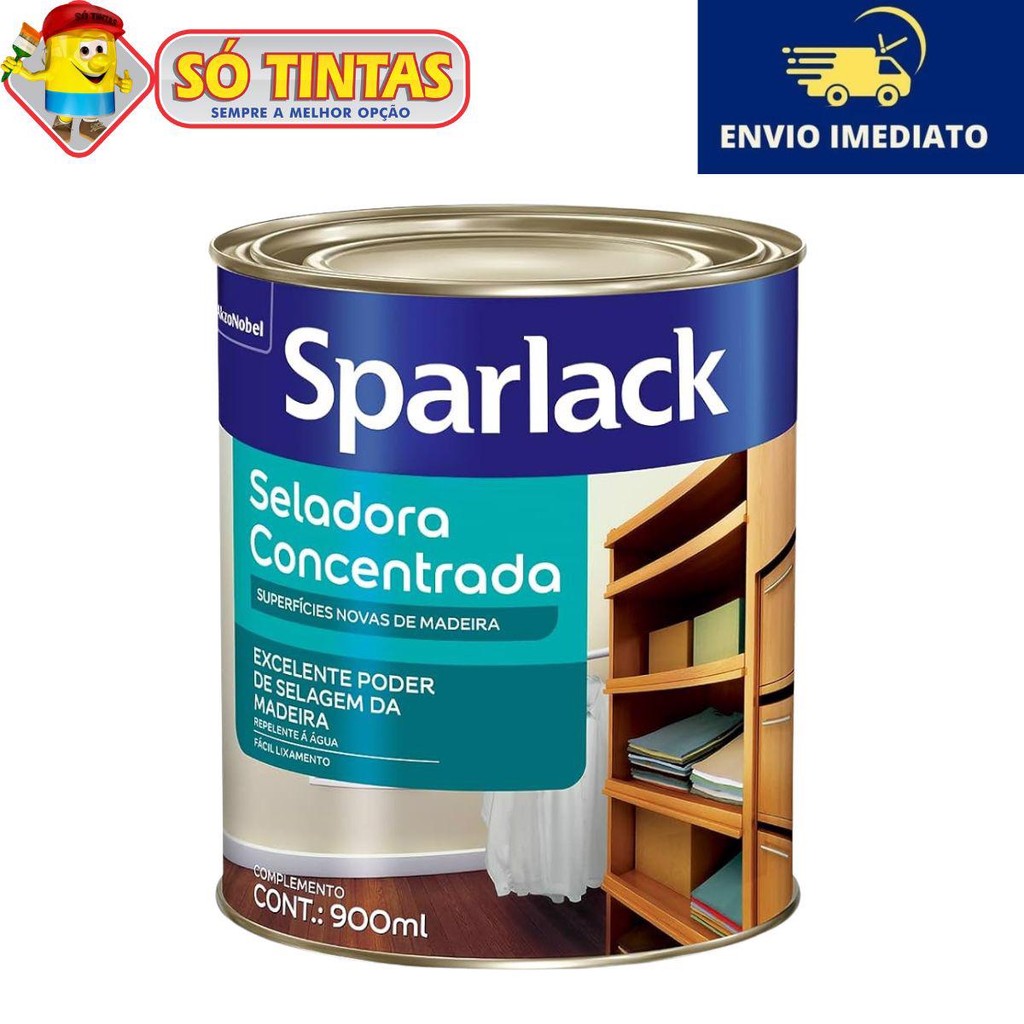 Seladora para Madeira Solvente Excelente Poder De Selagem da Madeira 900ml - Sparlack em Oferta na Shopee