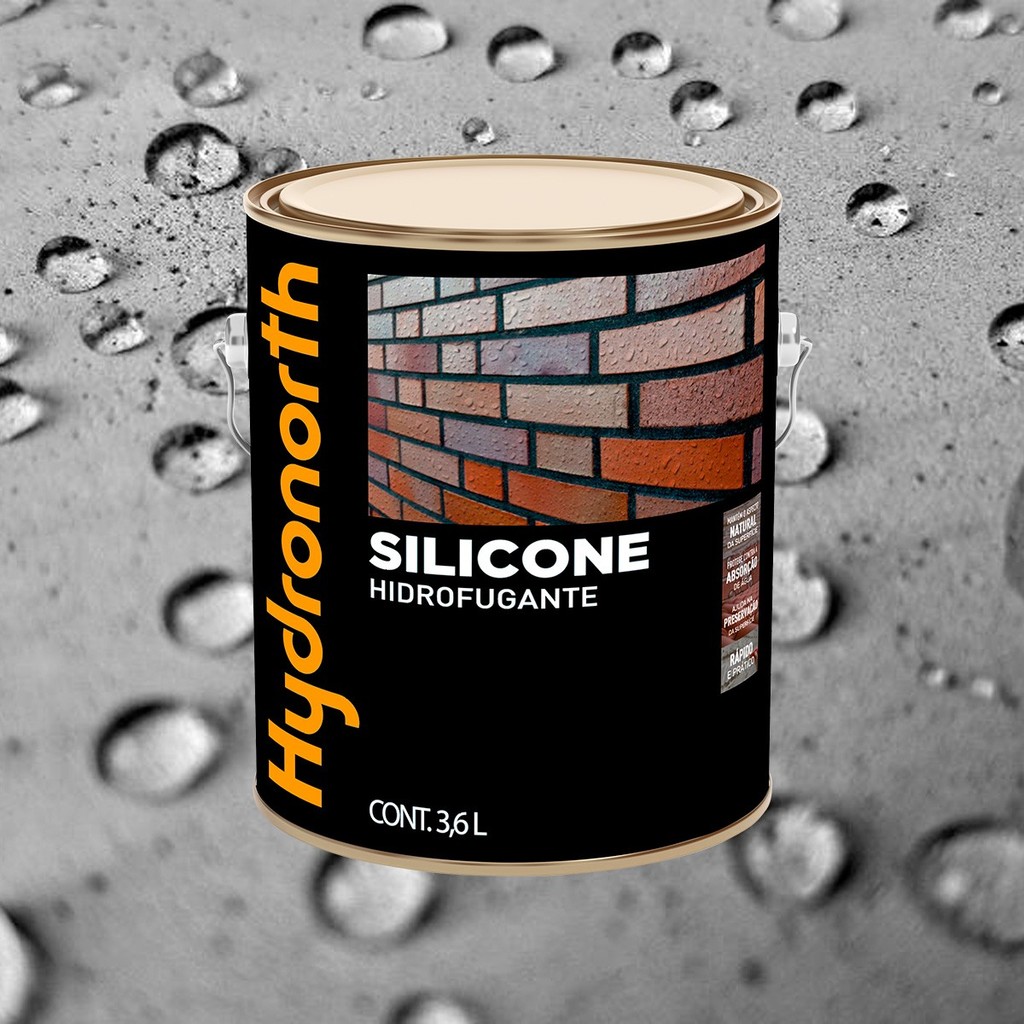 Silicone Hidrofugante Incolor 3,6L Hydronorth Contra Agua