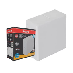 Arandela Led Externa Elegance Quattro 6w 3000K Branco Avant