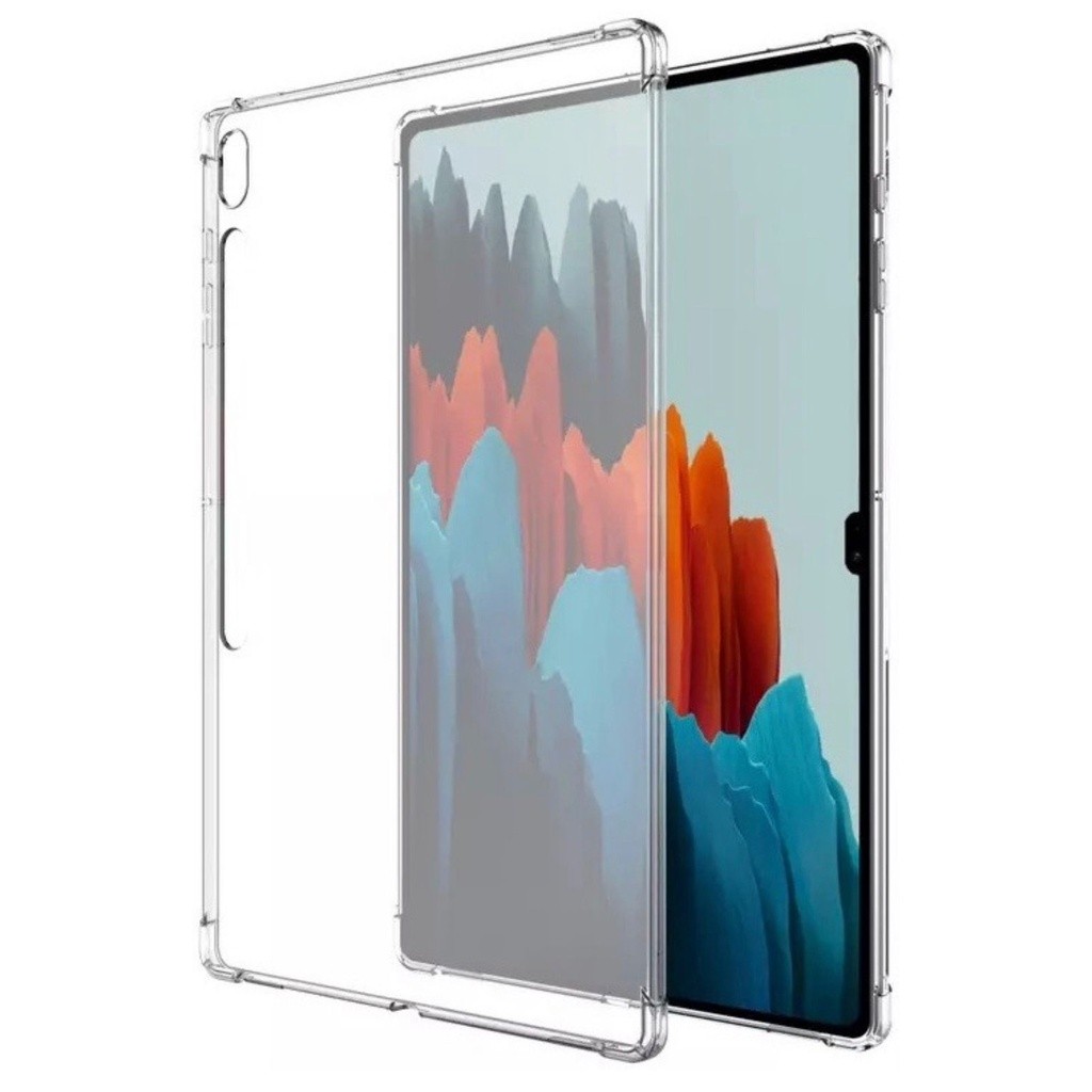 Capa Protetora para Tablet Silicone TPU Compatível Tab S7 FE 12.4" Protetor de Tablet