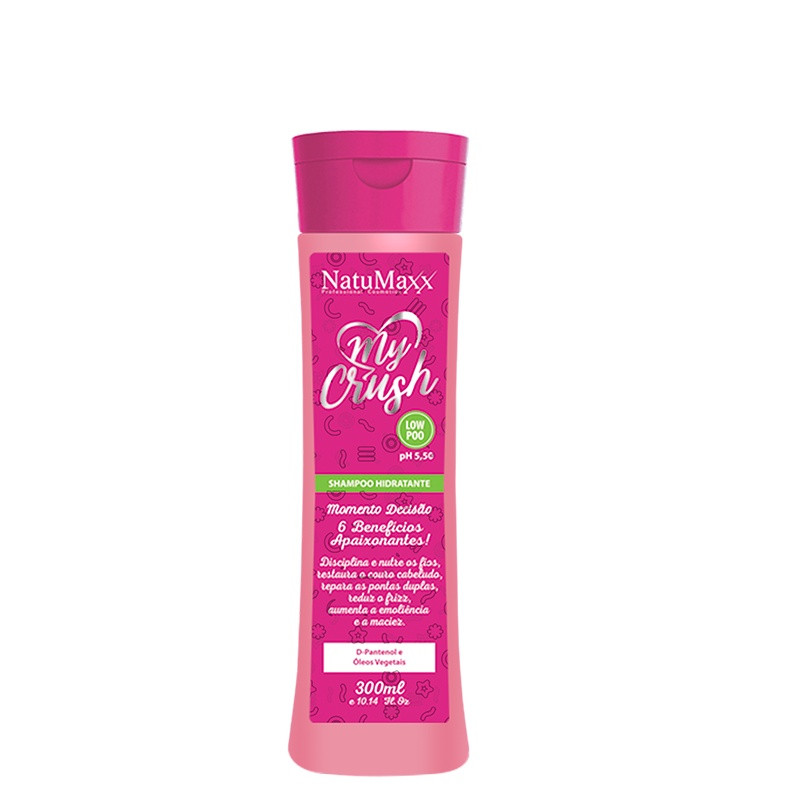Shampoo Hidratante My Crush Now Poo Low Poo NatuMaxx 300ml