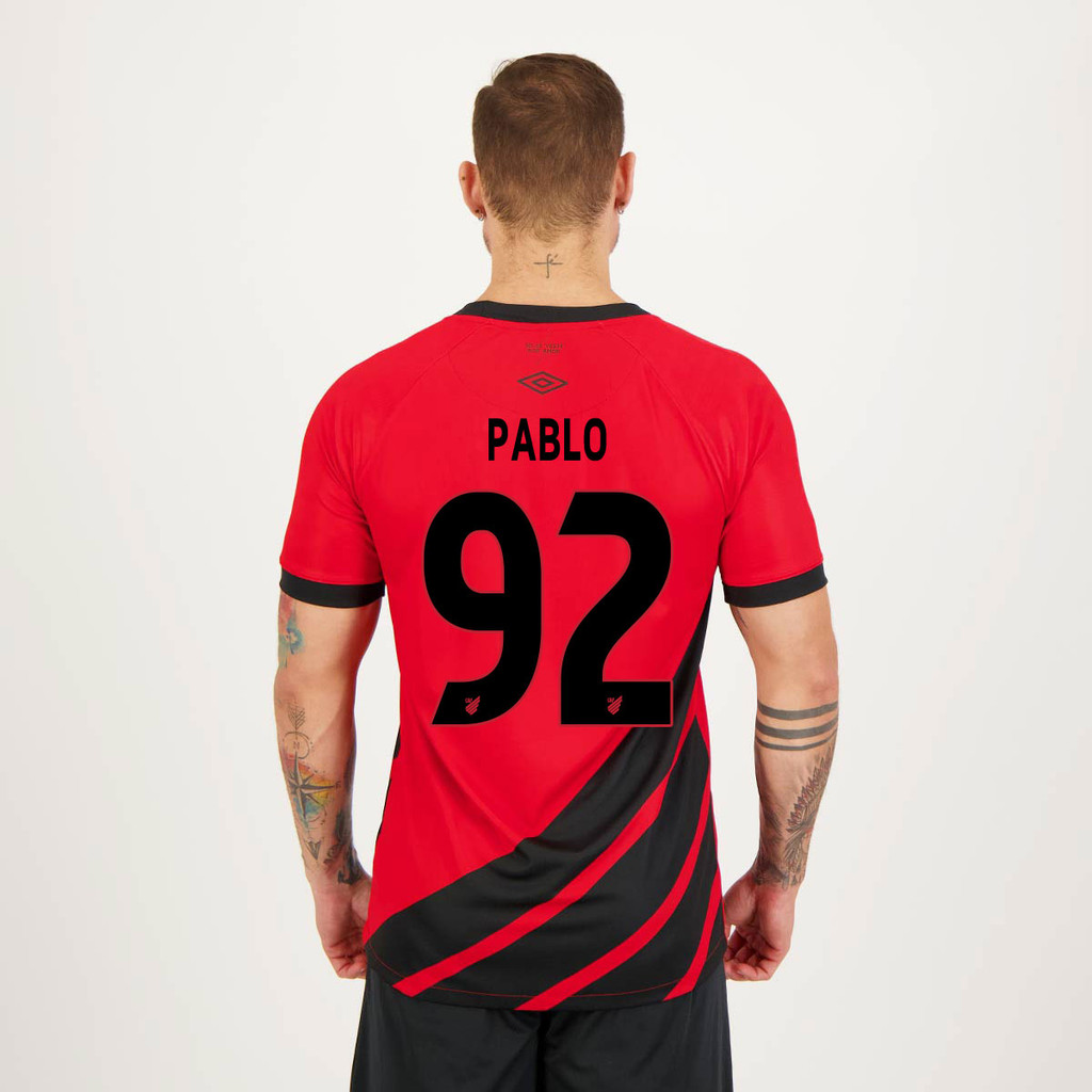 Camisa Umbro Athletico Paranaense I 2023 Pablo 92 - Sports & Outdoors