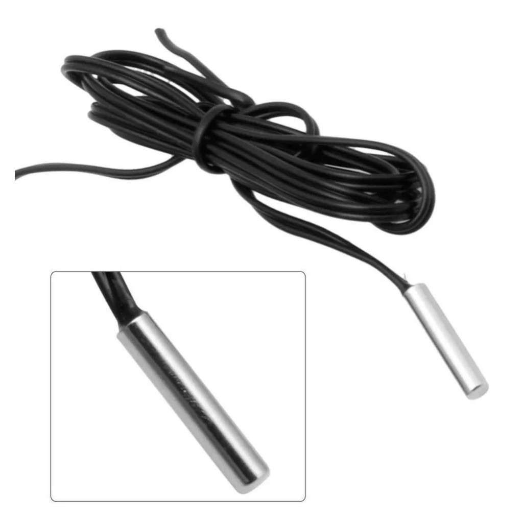 Sensor de Temperatura NTC 10K Cabo 2m Tholz Universal para Controlador Termostato