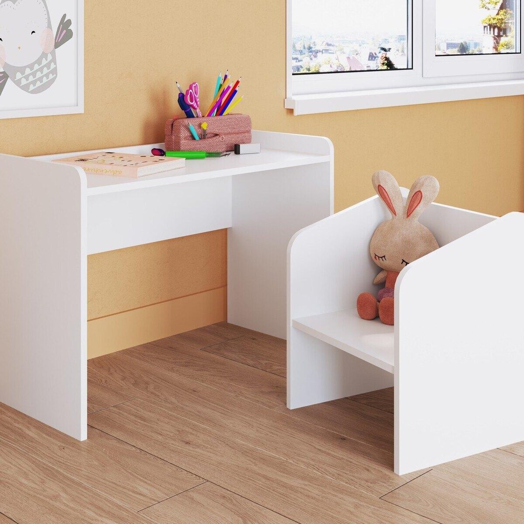 Conjunto Mesa e Cadeira Infantil Bobbies Goods Multimóveis CR40122 em Oferta na Shopee