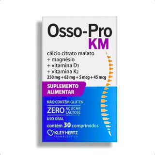 Osso-pro KM Cálcio Citrato Malato + Magnésio + D3 e K  – 30 Cáps em Oferta na Shopee