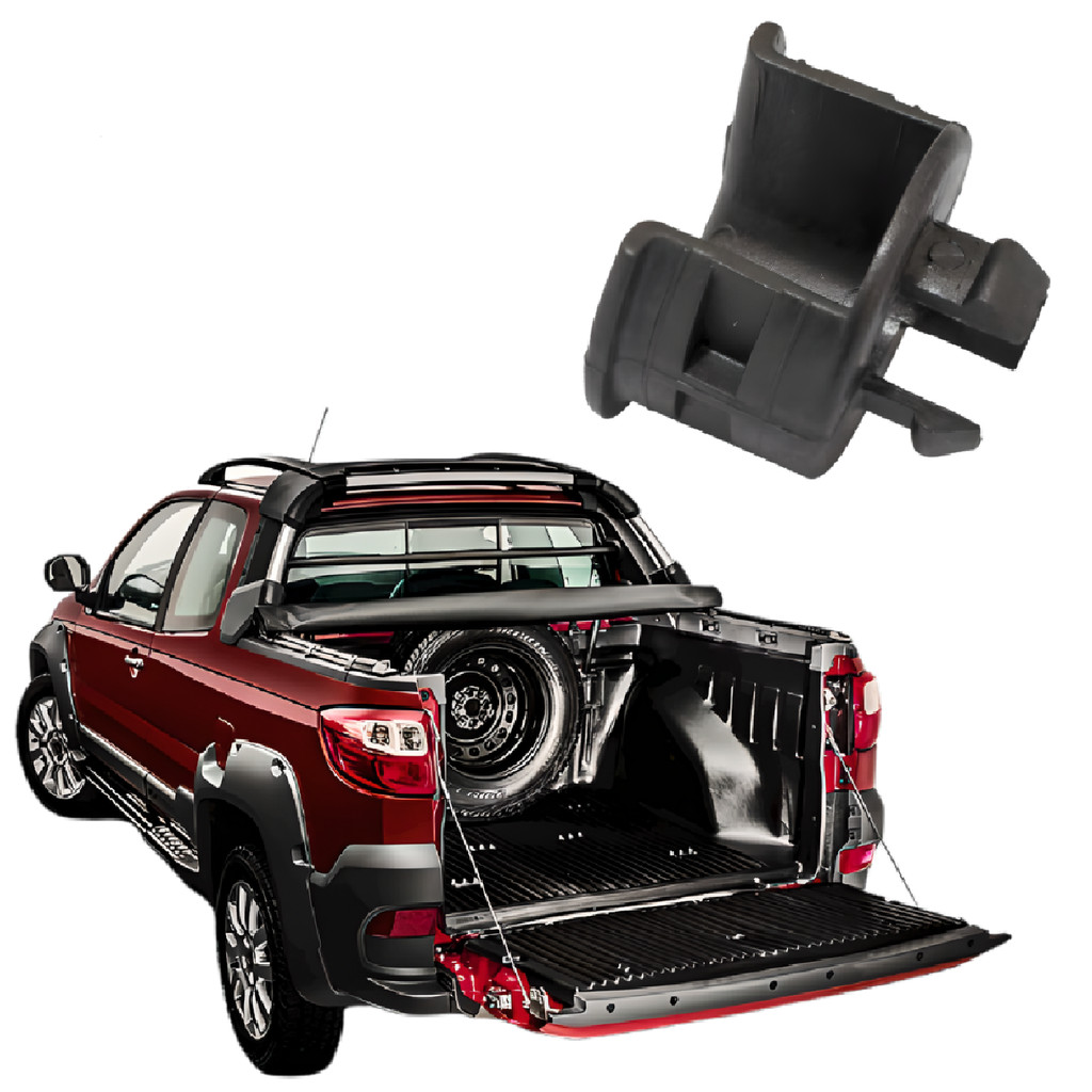 BUCHA DOBRADICA TAMPA TRASEIRA CACAMBA STRADA 2008 A 2013 ORIGINAL em Oferta na Shopee