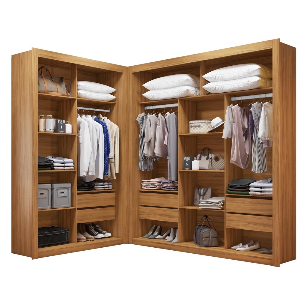 Closet Modulado 6 gavetas 100% MDF Amoudi Móveis