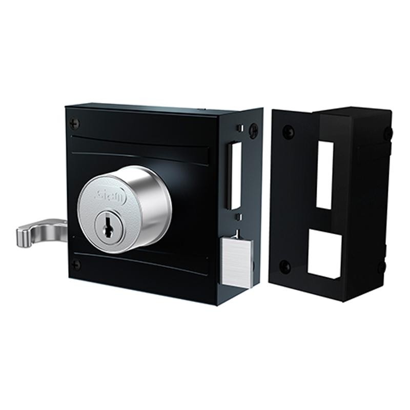 Fechadura Portão Sobrepor 701/ 80 Inox em Oferta na Shopee