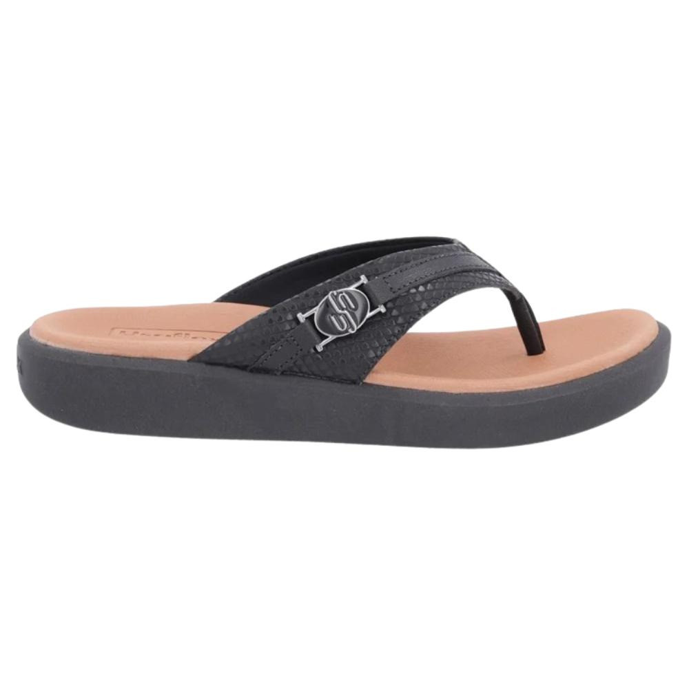 CHINELO USAFLEX EM COURO PRETO AL0102001