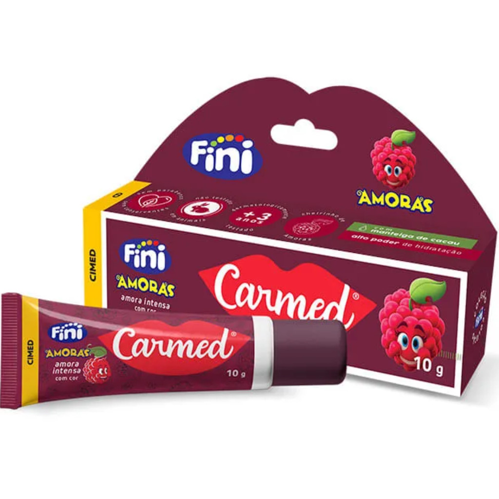 Protetor Labial Carmed Amora Intensa Com Cor Escura 10g