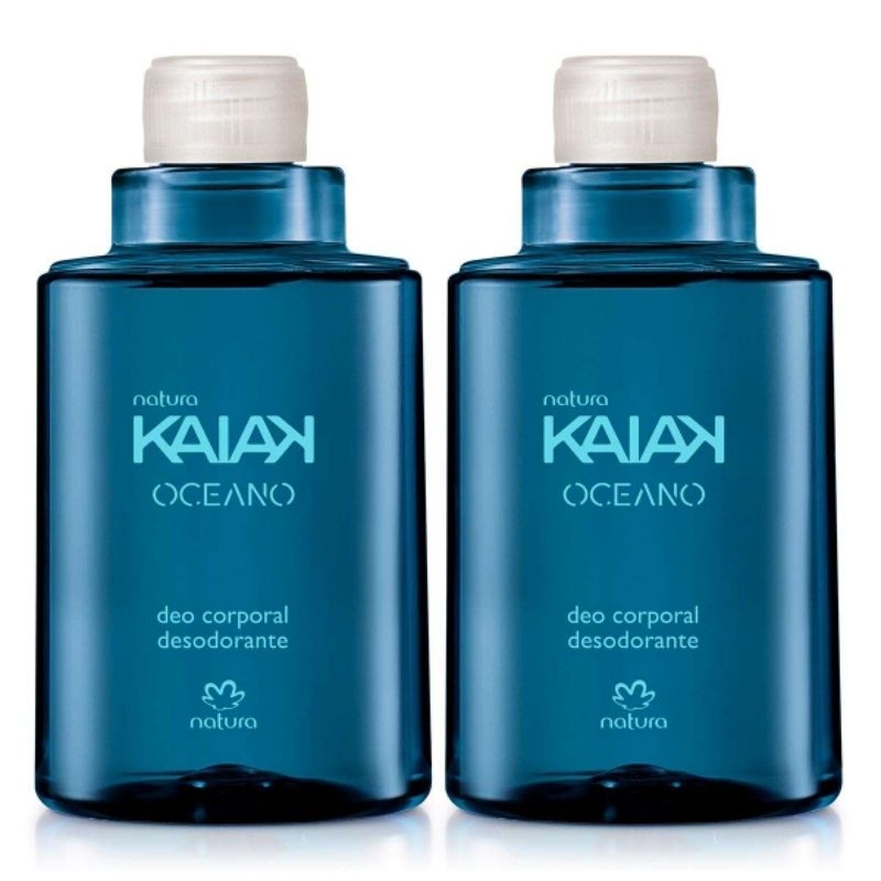 Kit Refil Desodorante Corporal Kaiak Oceano Masculino