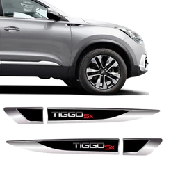 Aplique Lateral Tiggo 5x Chery Emblema Do Para-Lama Resinado