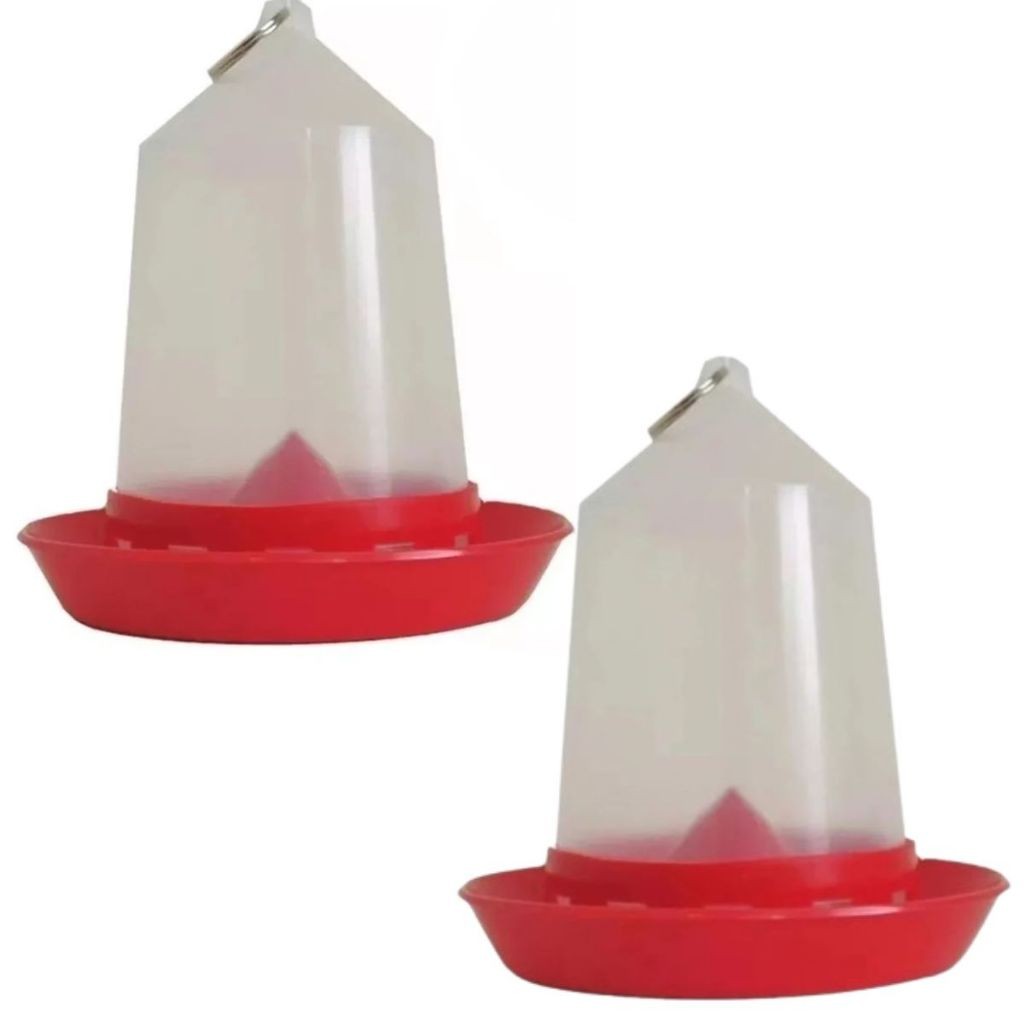2 Comedouro Automatico Codorna - Pintinho - Aves 750g