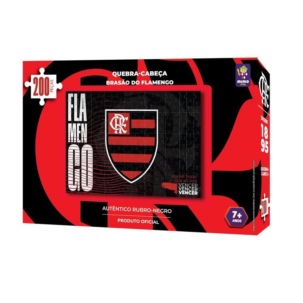 Quebra-Cabeça Flamengo Brasão 200 Peças - Mimo