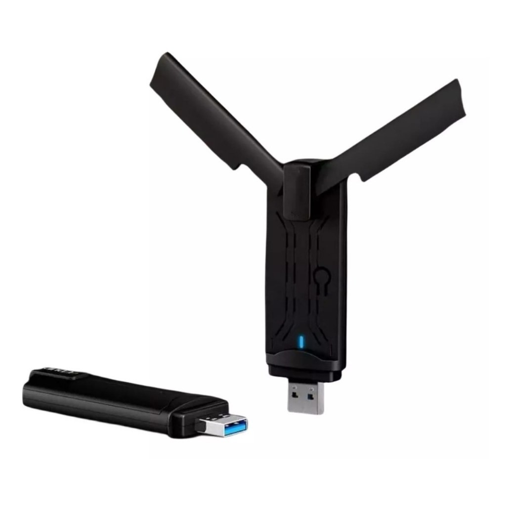Adaptador Wifi 6 Usb 3.0 Para Pc 1800mbps 2.4/5ghz Dual Band