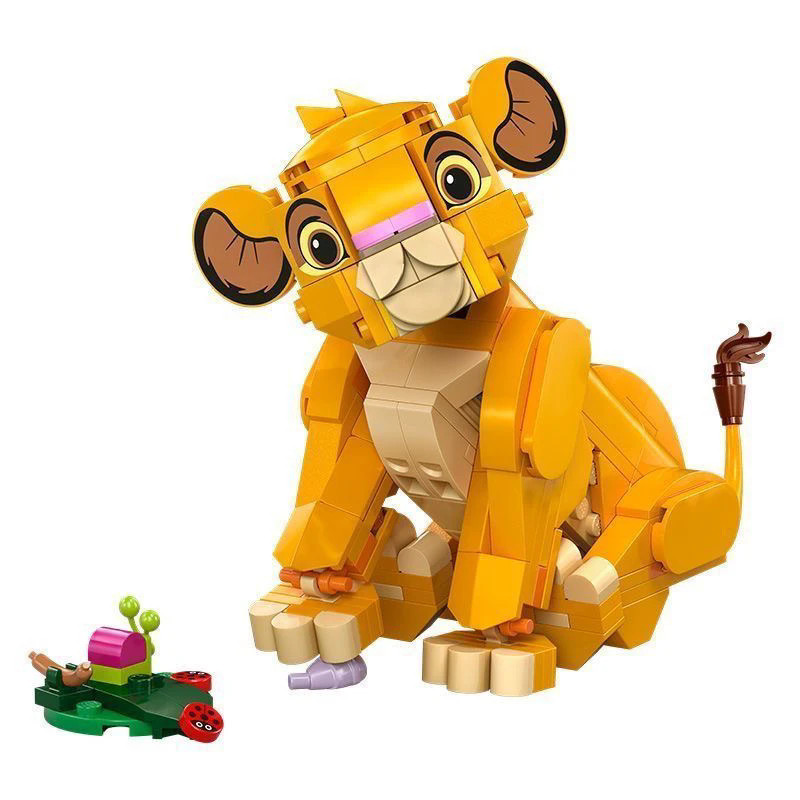 Simba O Rei Leão Cub Modelo Disney Cartoon Blocos De Construção Brinquedos Presentes Para Crianças 222 Pcs Tijolos 43243