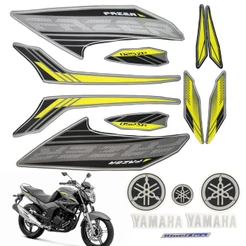 Kit Gráfico Adesivo Completo Ys250 Fazer 250 Flex 2016 Preto