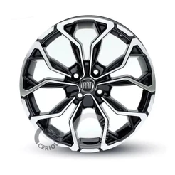 Kit 4 Rodas Aro 14 4x98 Emblema Preto Fiat Uno Fiorino Mobi Palio Bicos Brinde Preto Diamantado M16