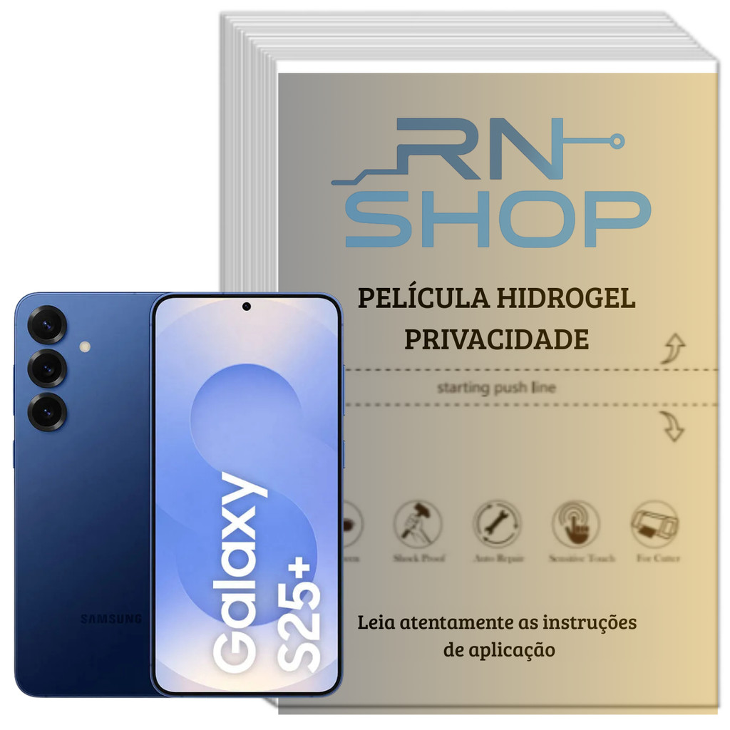Película Privacidade Fosca Hidrogel Samsung Todos Modelos A S M Ultra Note Plus Fe S25 S24 S23 S22 S21 S20 S10 S9 S8