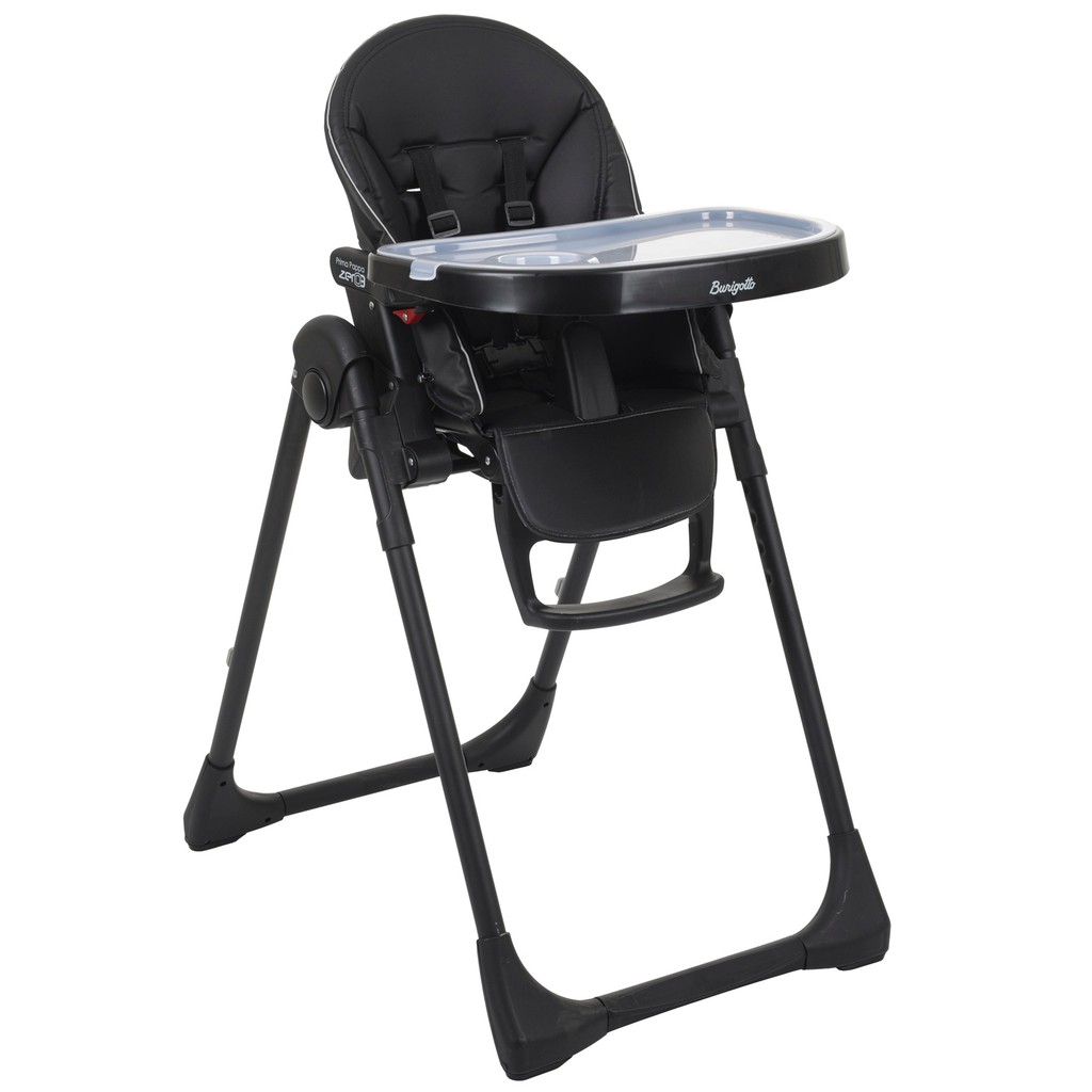 Cadeira de Refeição Bebê Burigotto Prima Pappa Zero 3 Black em Oferta na Shopee