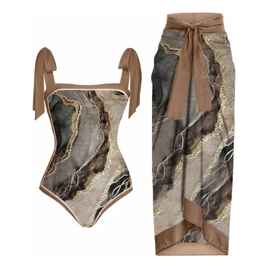 Conjunto Body Maiô Feminino +Saída De Praia Quimono em Oferta na Shopee