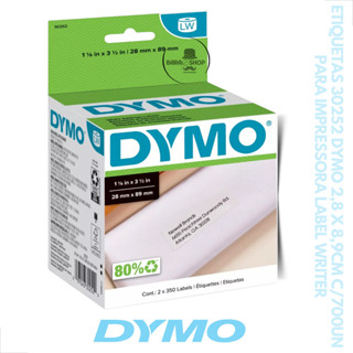 Etiqueta Dymo Lw 450/550 2,8cm X 8,9cm 700 Etiq C/ Chip Original muita precisão e melhor qualidade na hora da impressão em Oferta na Shopee