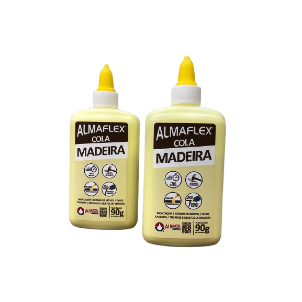  KIT 2 COLA MADEIRA 90G ALMAFLEX